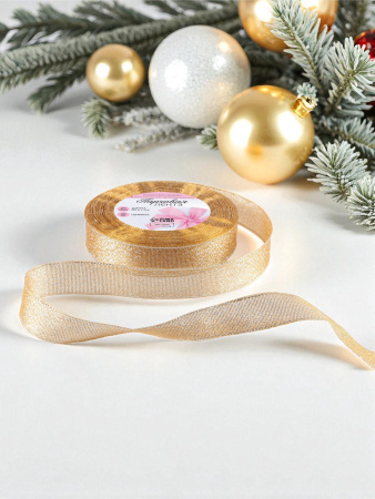 Лента ПАРЧОВАЯ 20мм*25м бежевый DY-035 6904743