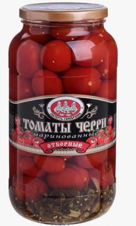 Томаты черри марин. ст/б 1415мл/6 Скатерть-Самобранка